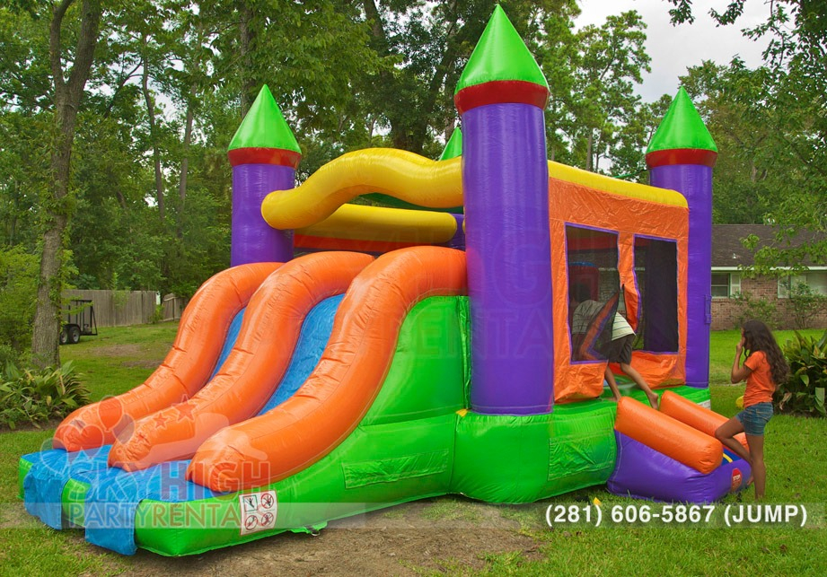 Dallas DFW Bounce House Combo Slide Rentals | Sky High Party Rentals