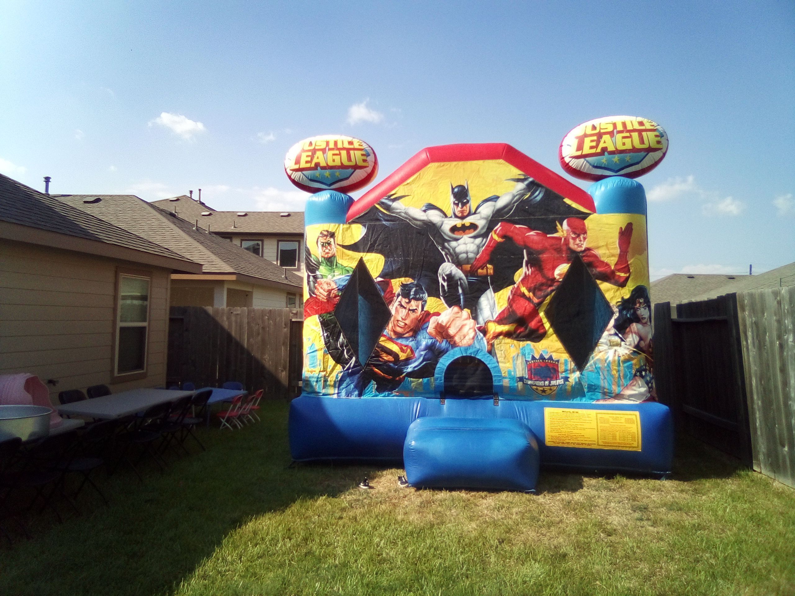 Superhero Bounce House Party Rentals Delivered Sky High Party Rentals