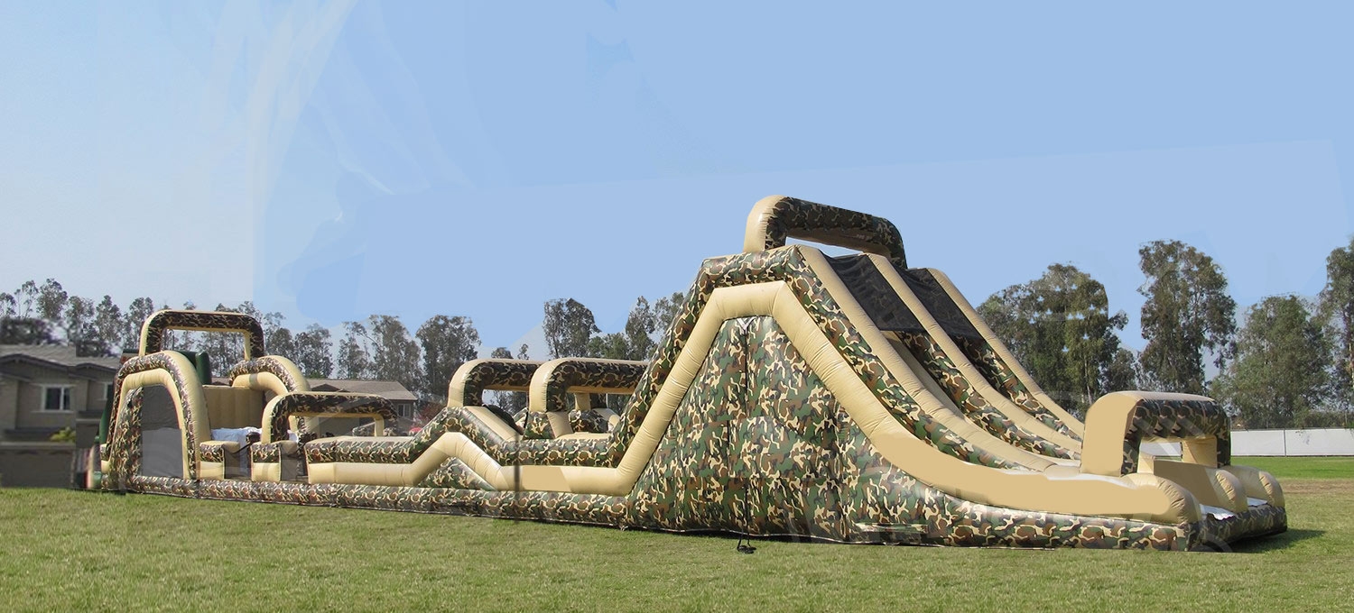 USA 100ft Boot Camp Military Obstacle Course Rentals Sky High Party Rentals