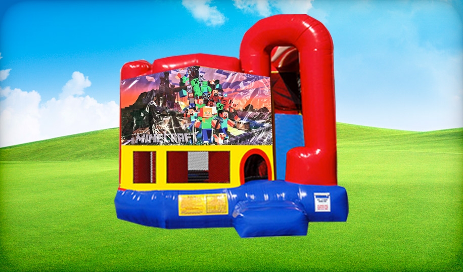 minecraft bouncy house